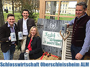 Alpenflair im Schlosspark: Schlosswirtschaft Oberschleissheim Alm eröffnet am 14.11.2014 /(©Foto: Martin Schmitz)